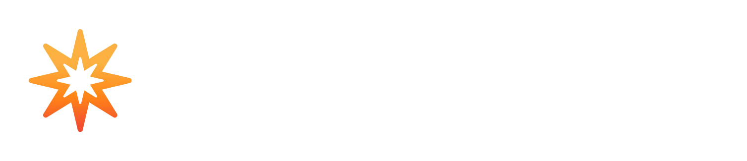 Helios logo with white text